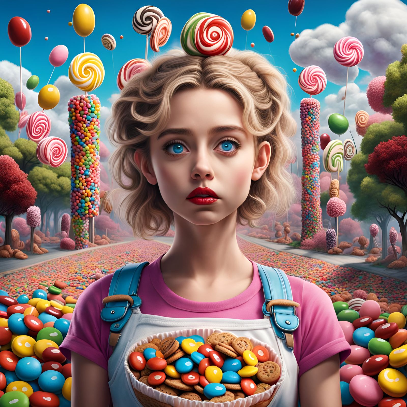 Candy Wonderland Ai Generated Artwork Nightcafe Creator