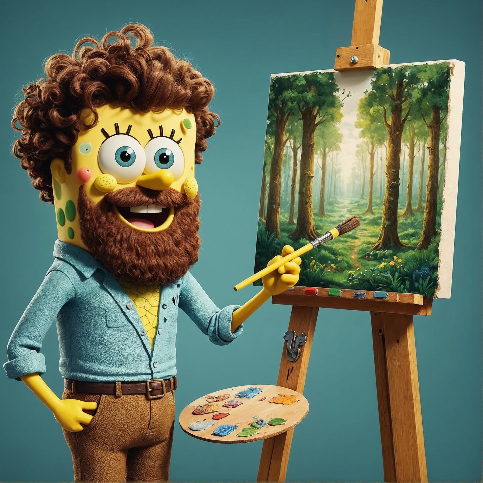 SpongeBob Ross