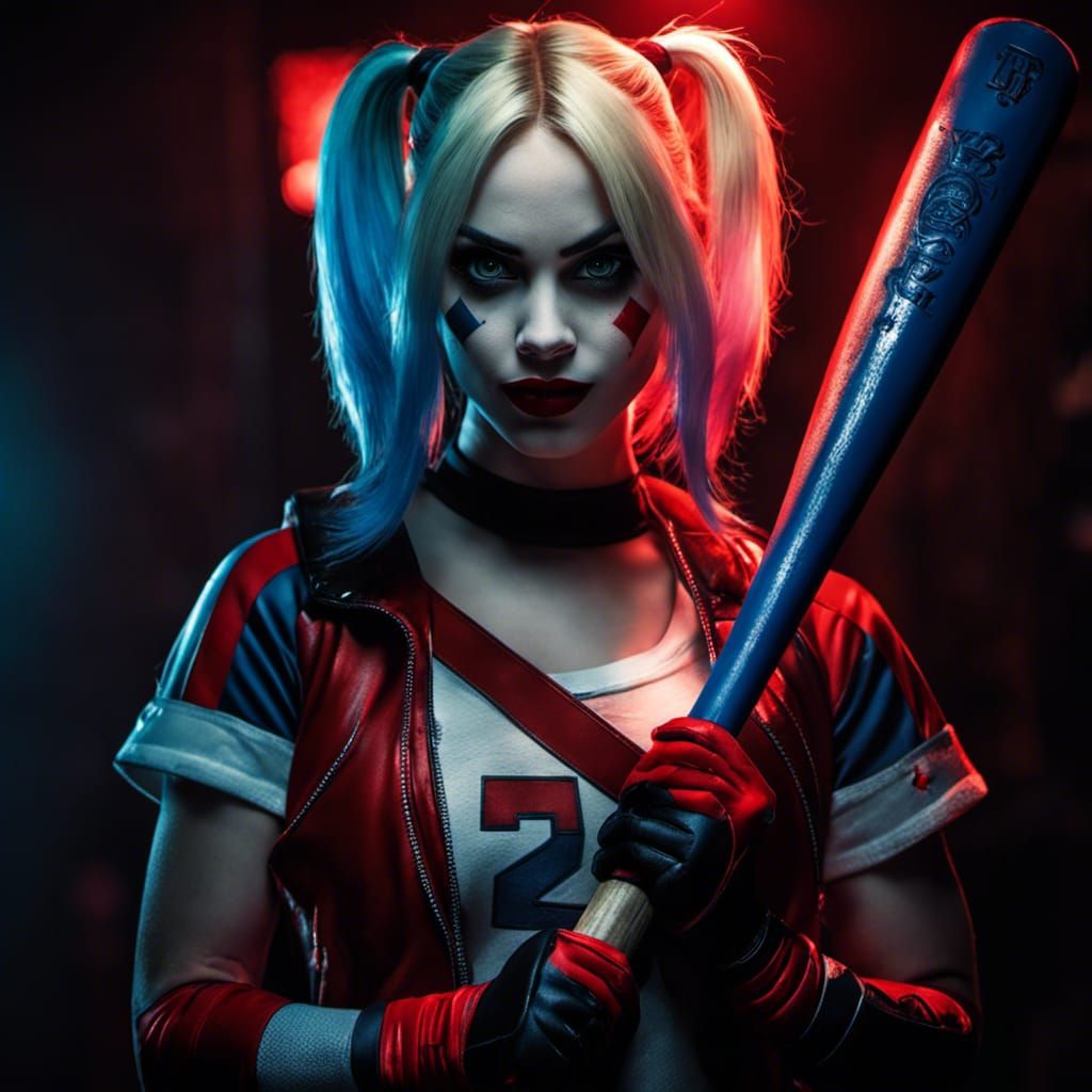 harley quinn angry - AI Generated Artwork - NightCafe Creator