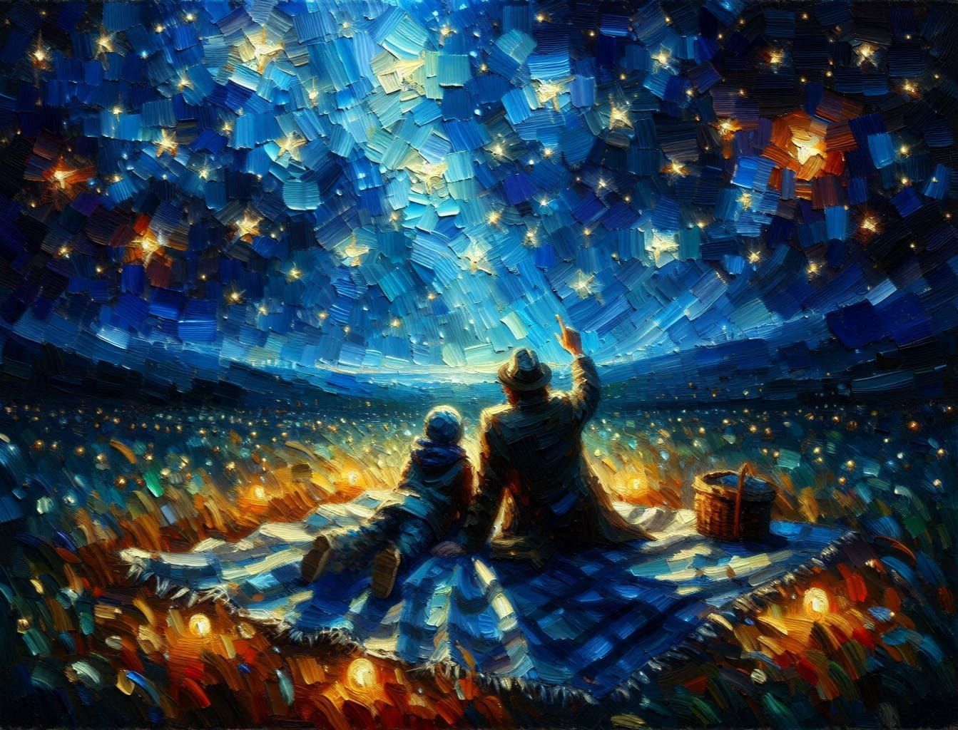 Stargazing with dad