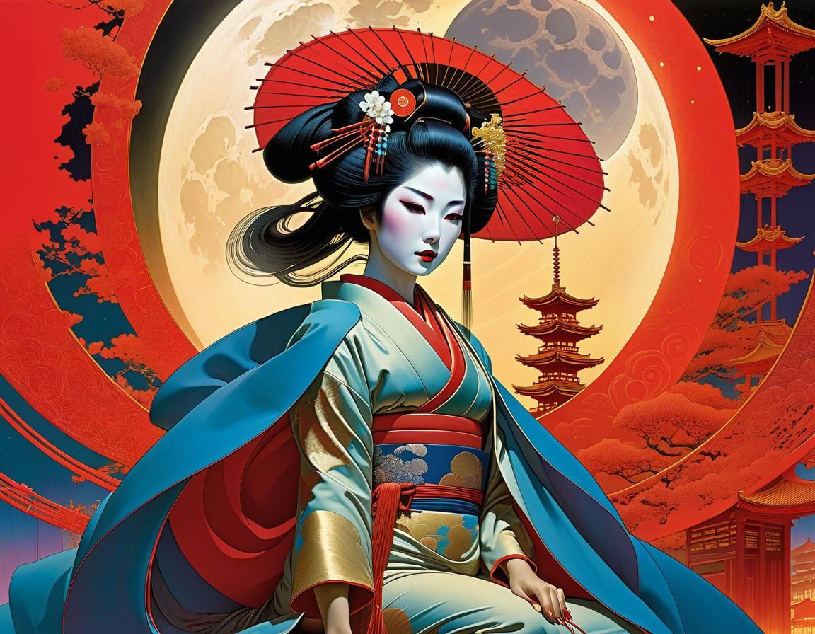 Lunar Spring Geisha
  by @Mavrik
