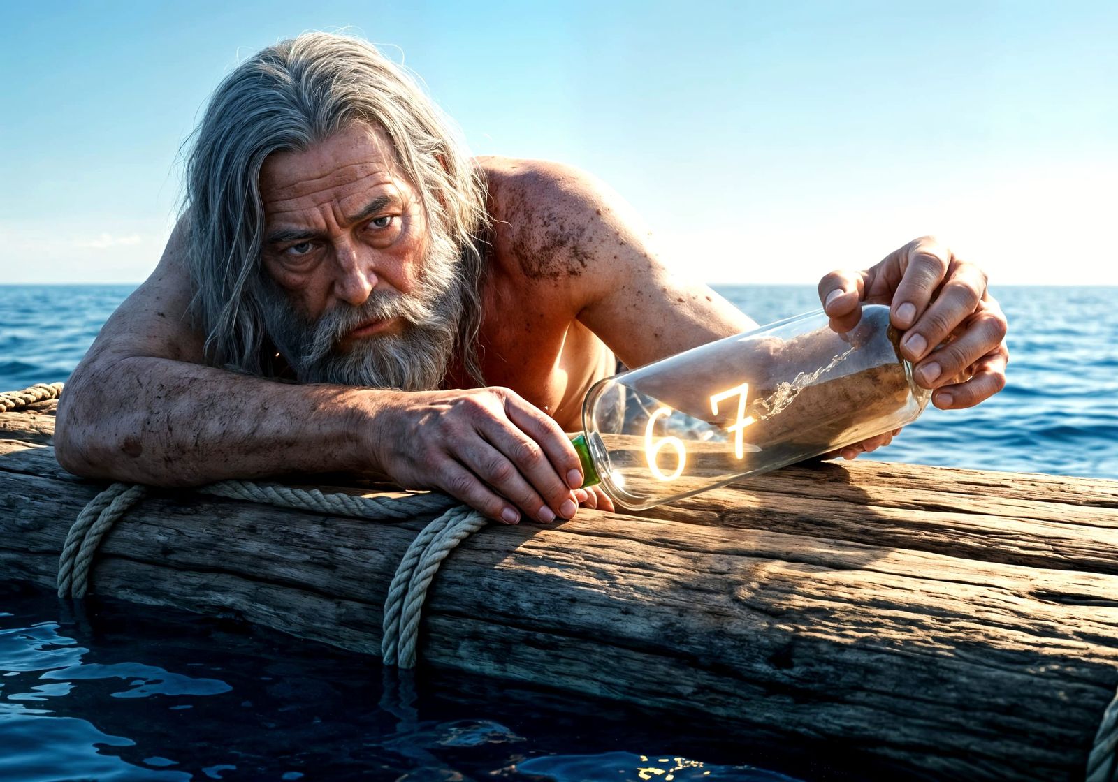 Message in a bottle  by @Sullivan-Shaw