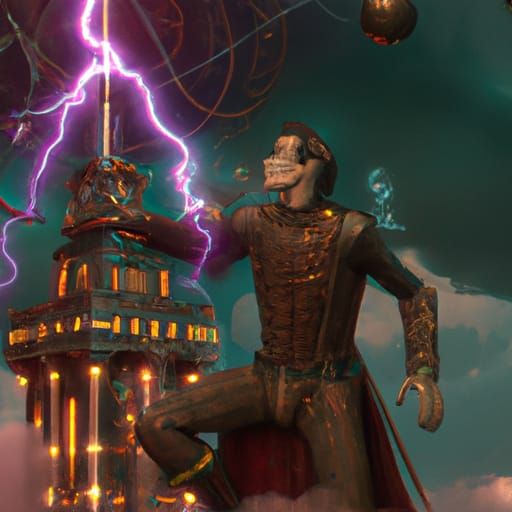 Nikola Tesla: Steampunk God of Lightning