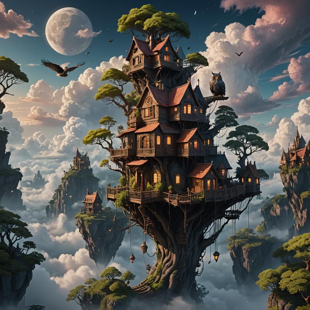 Treehouse in the sky