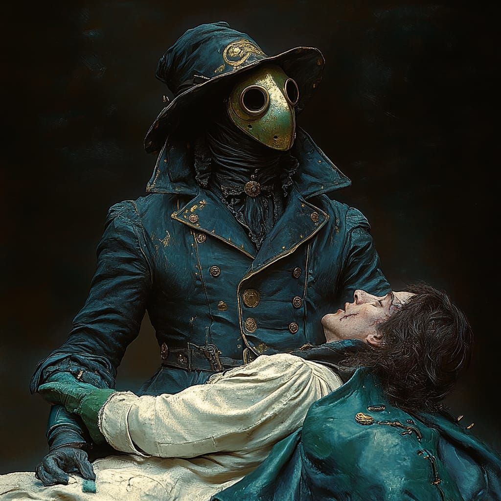 steampunk plague doctor