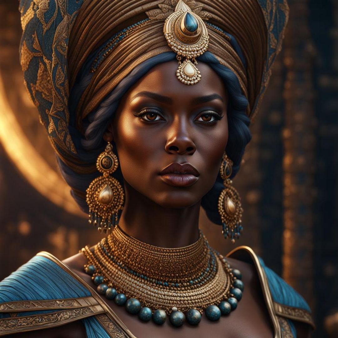 Nubian queen - AI Generated Artwork - NightCafe Creator