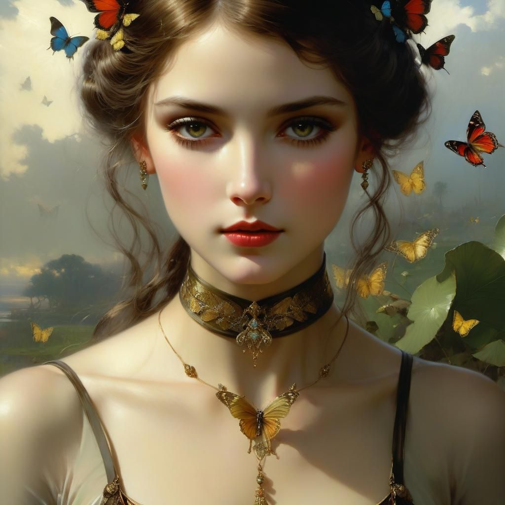 BUTTERFLY 🦋 GIRL - AI Generated Artwork - NightCafe Creator