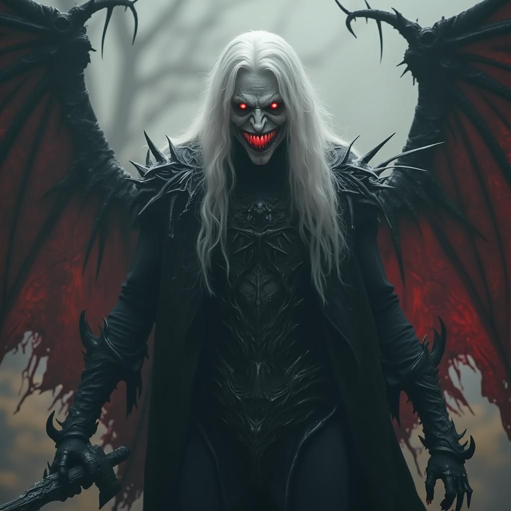 Uploaded creation of my evil villiain male OC character Necr...