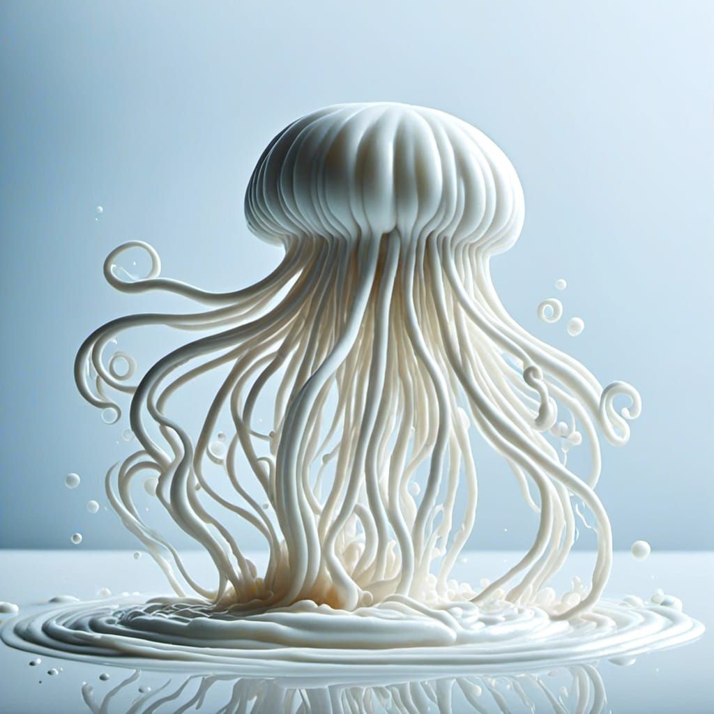 <lora:Milk:1.0> jellyfish