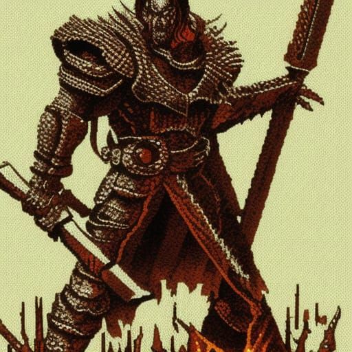 Pixel art armor - AI Generated Artwork - NightCafe Creator