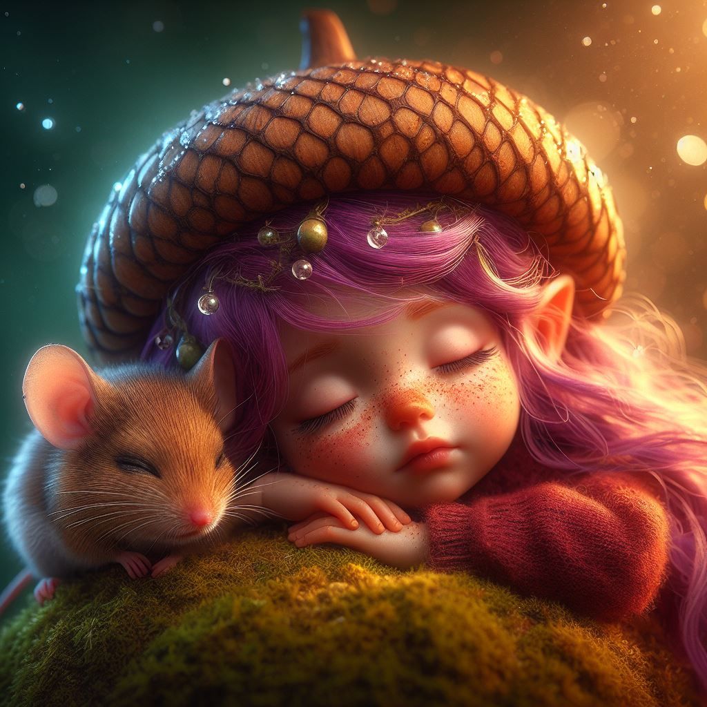 JUST RESTING AFTER A HARD FAIRY DAY