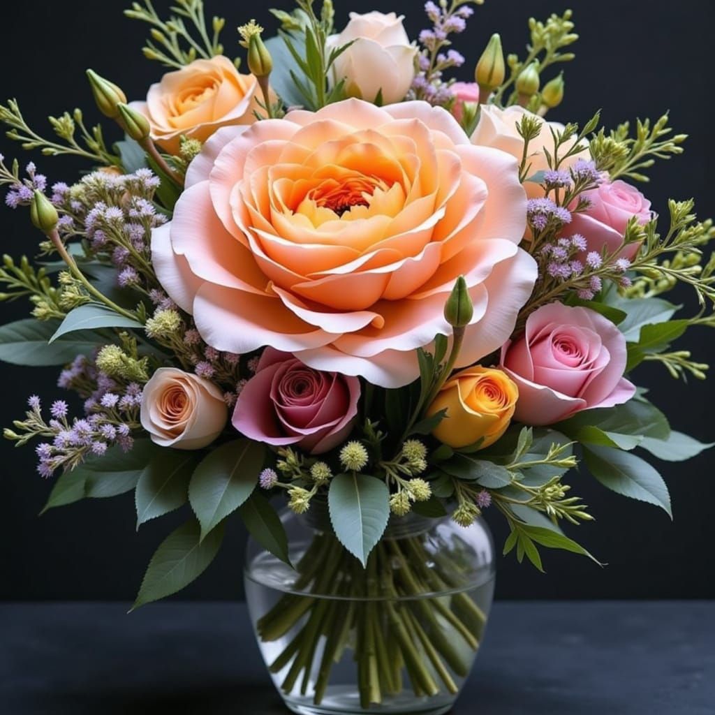 Α mesmerizing bouquet of flowers