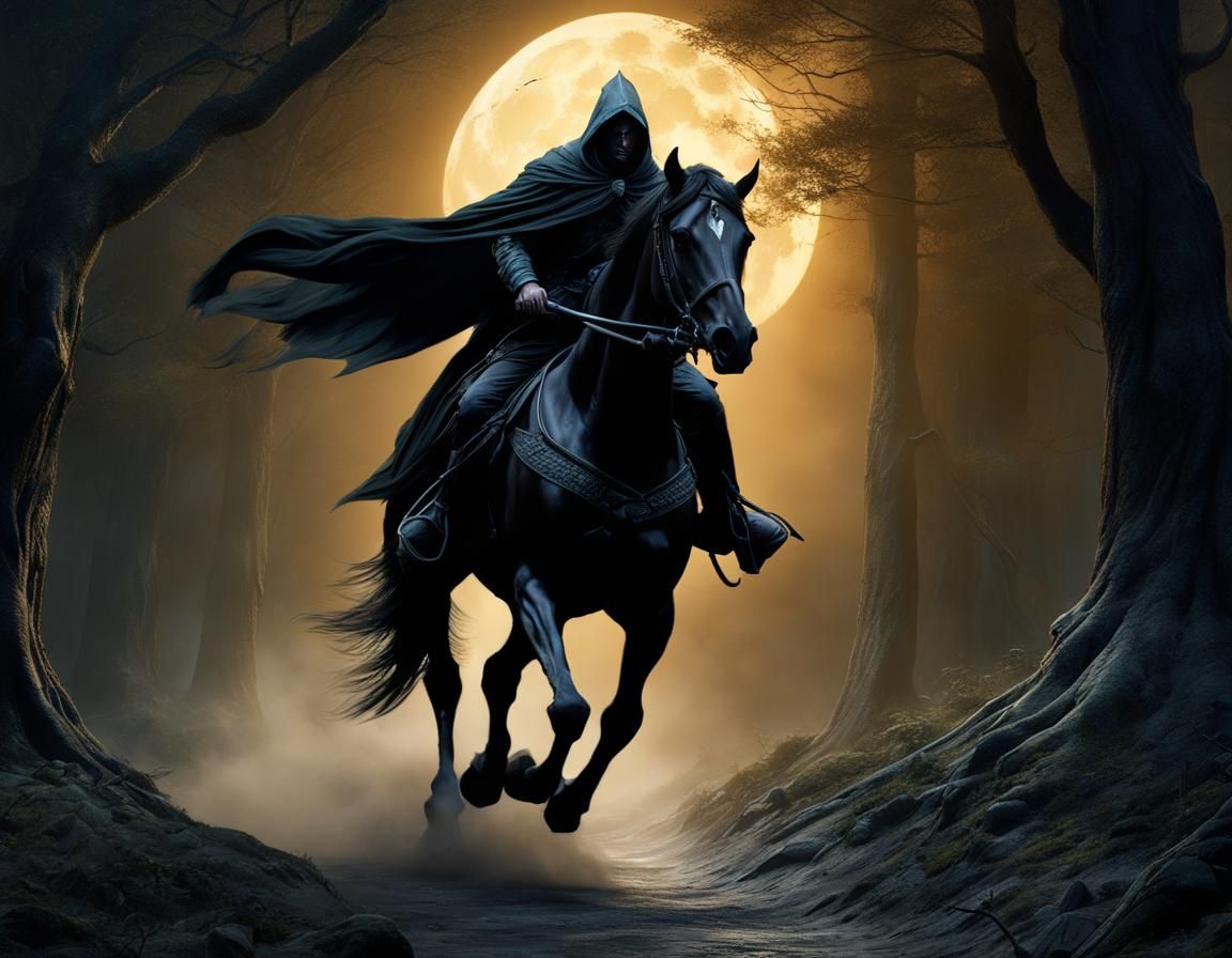 A Black Rider of Sauron. - AI Generated Artwork - NightCafe Creator