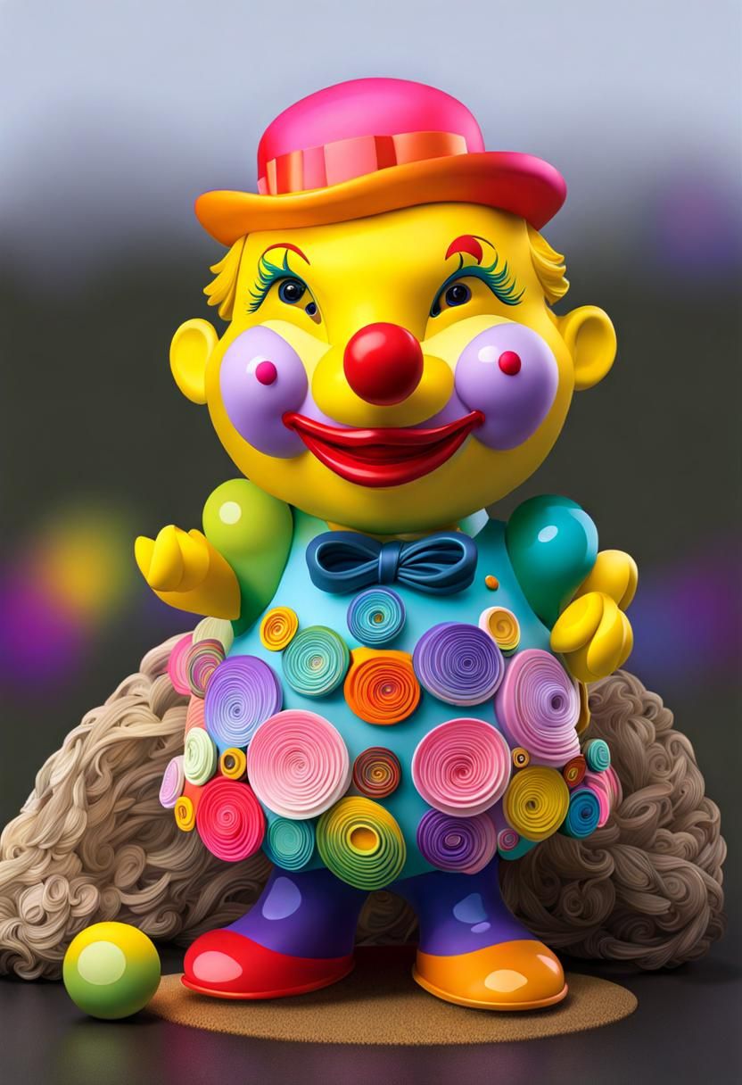 Play doh clearance clown