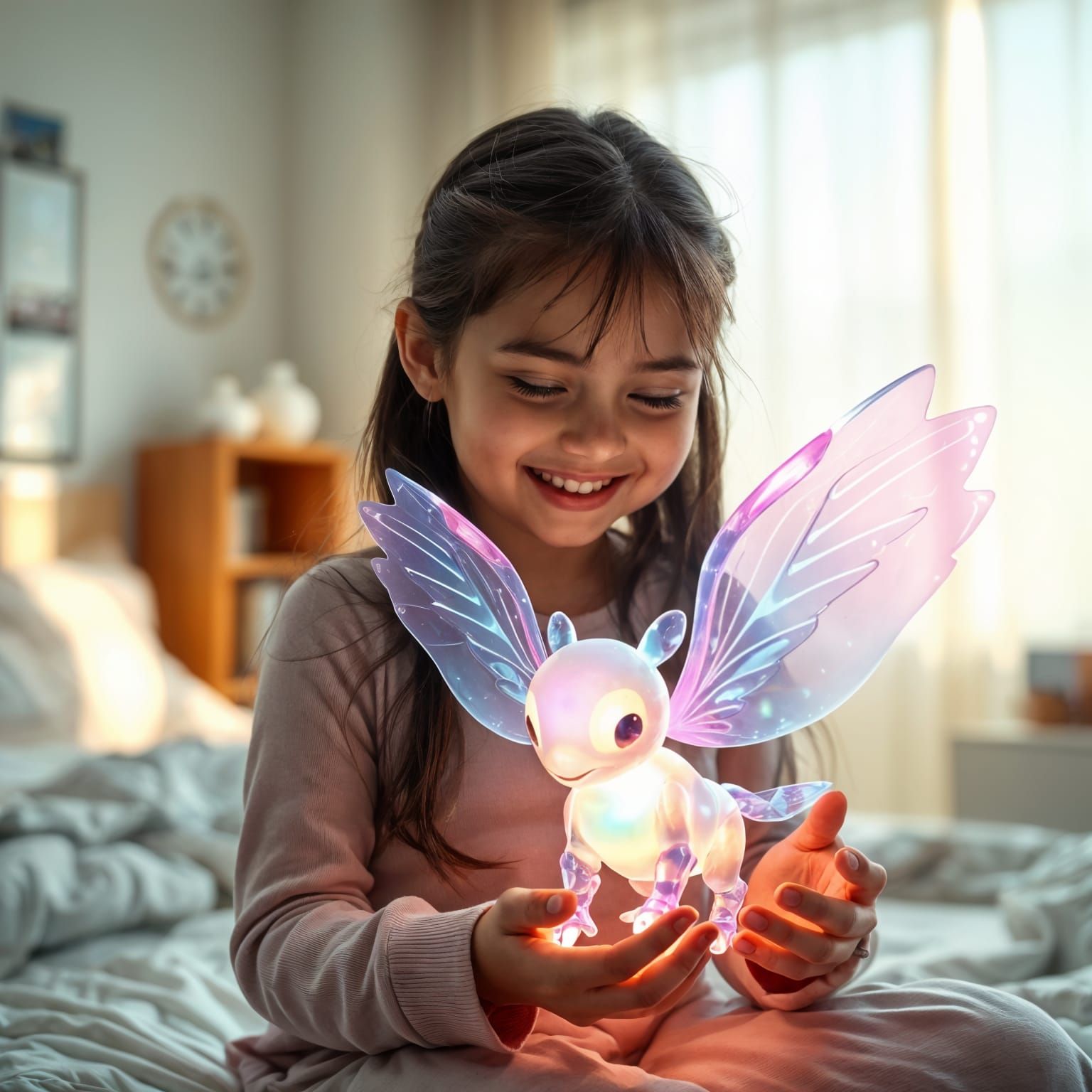 Futuristic Holographic Toy Companion  by @viisipuu