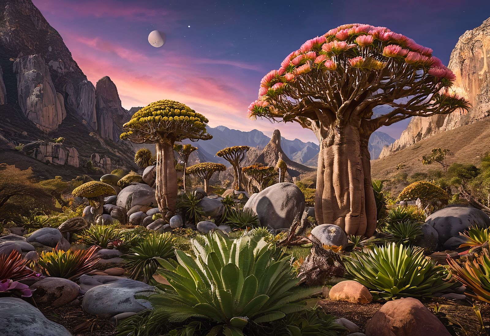 A valley in another world