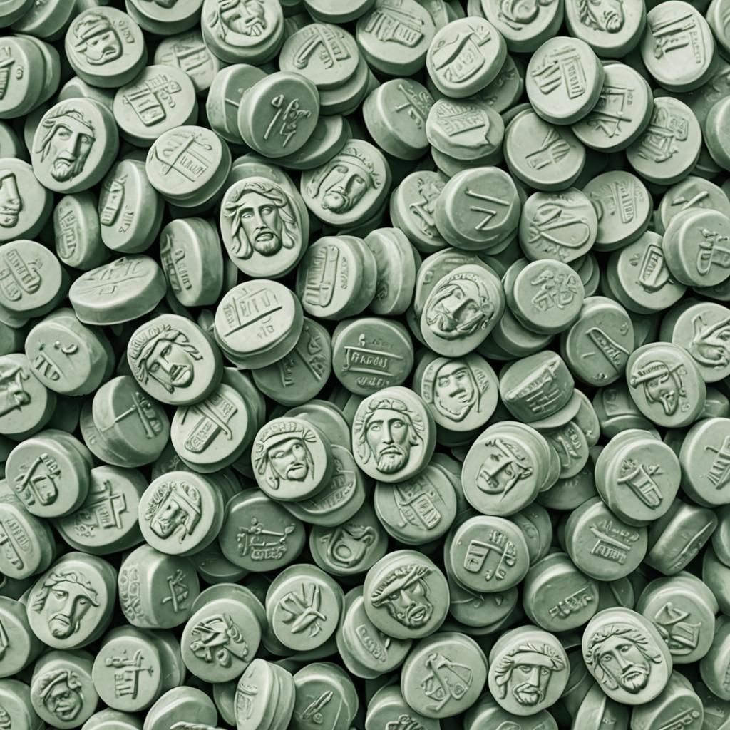 Holy Mints with The Face of Jesus Christ…