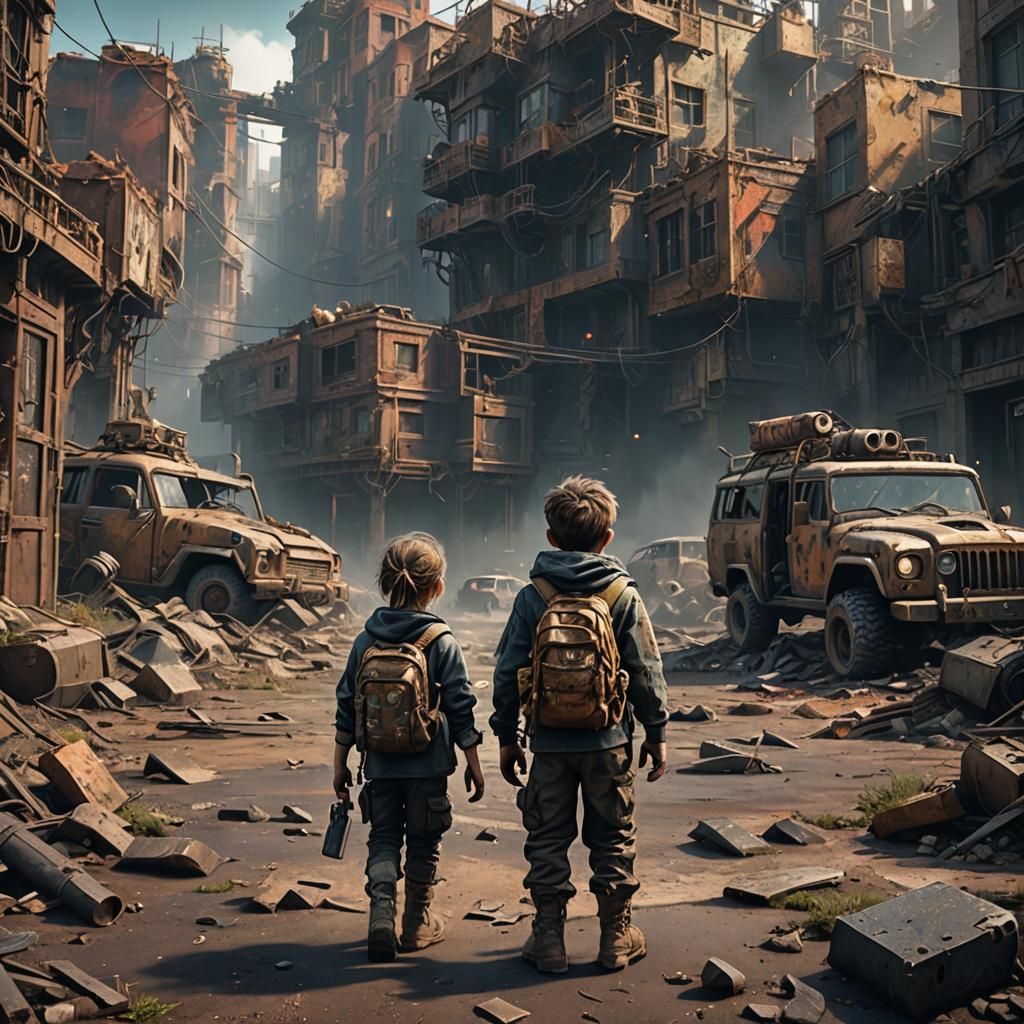 post apocalyptic child  by @undefined