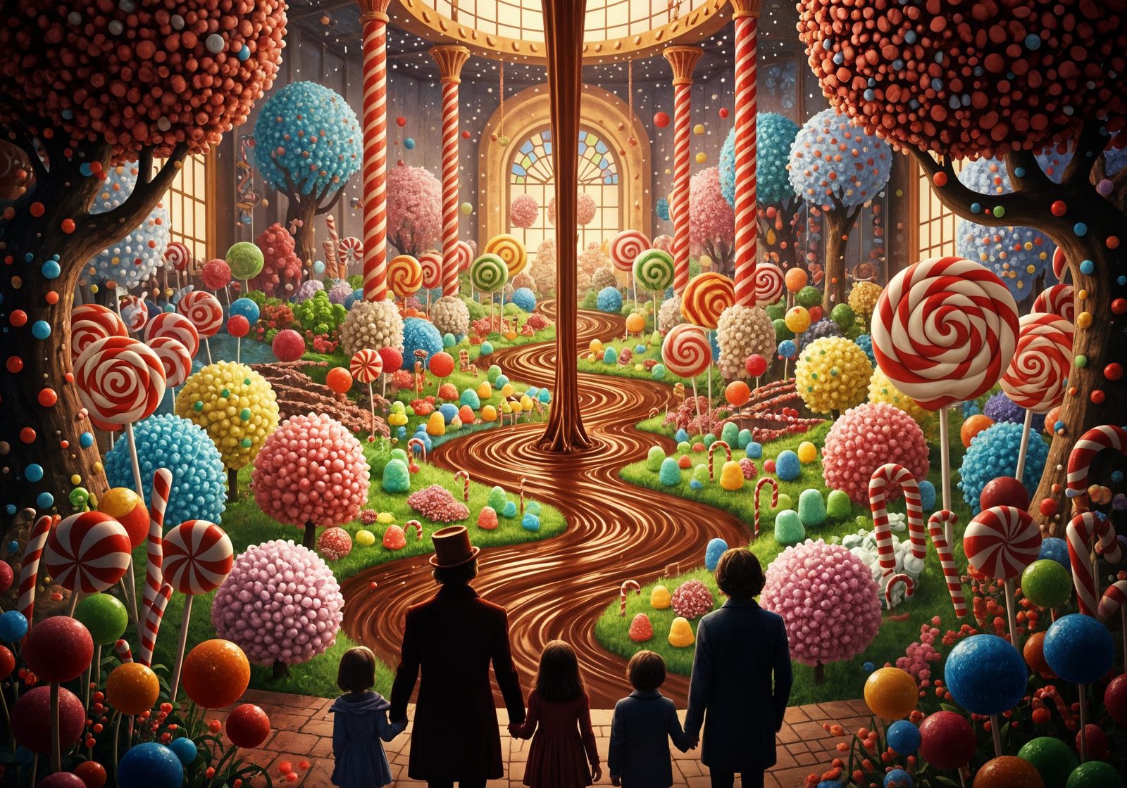 Wonka's Candy World  by @AntonioF