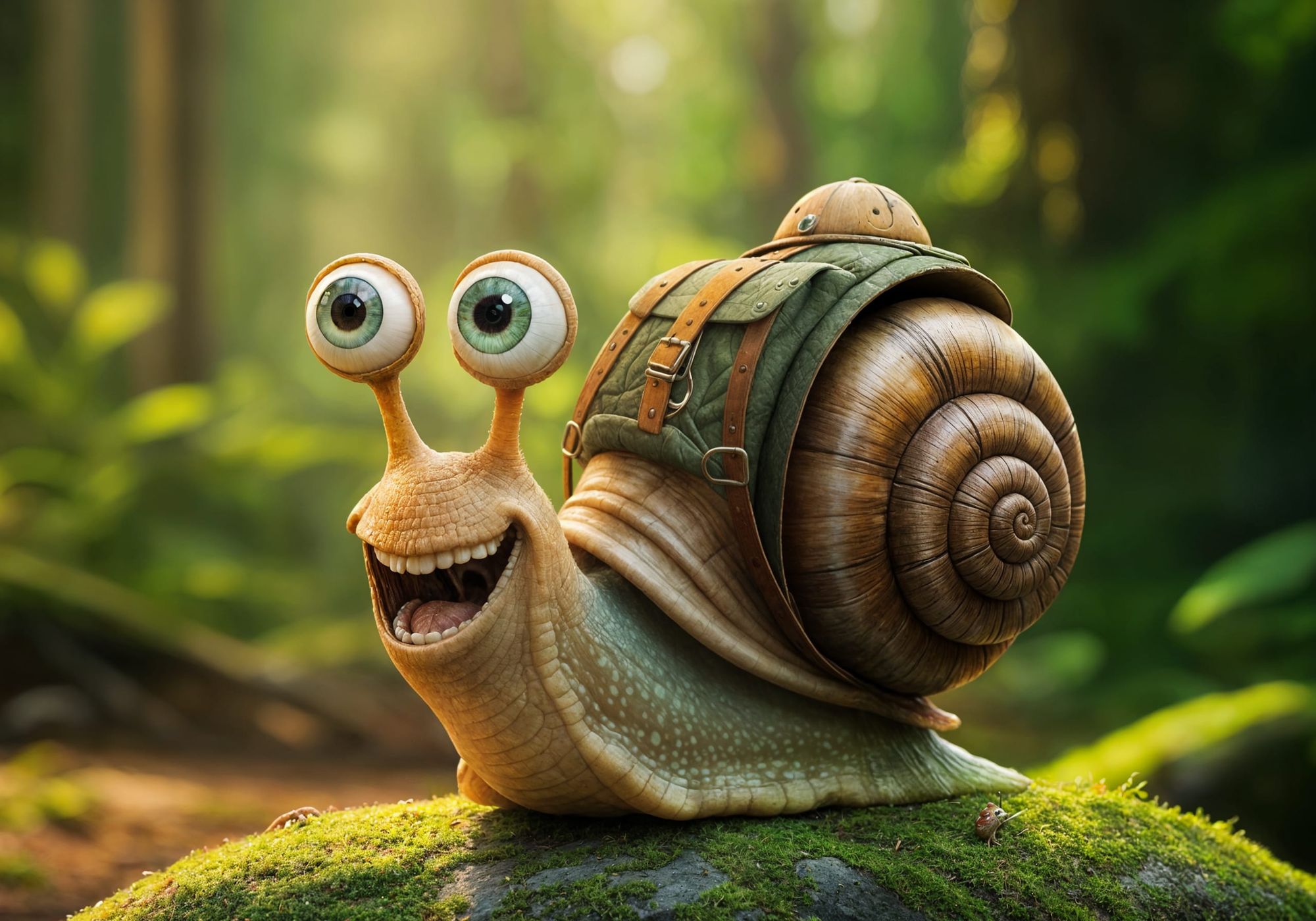 The Four Adventures of the Curious Snail: Spring.