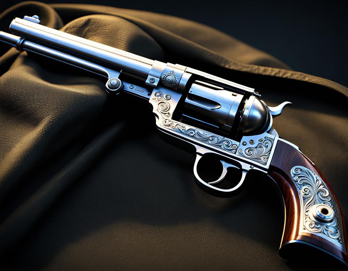 1860 Colt Army Revolver - AI Generated Artwork - NightCafe Creator