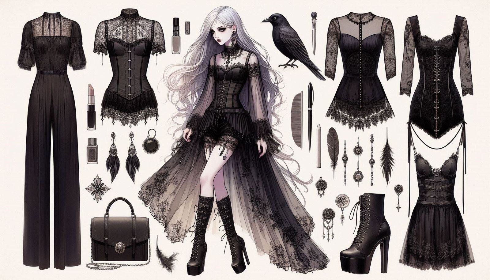 Outfit: Goth (16:9)