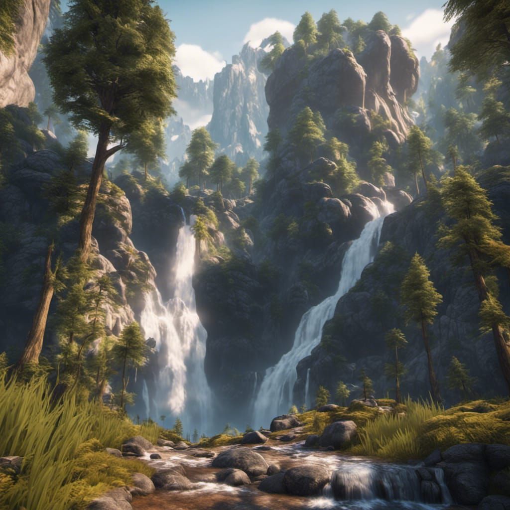 Waterfall Of Green Creek - Part One