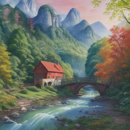 Landscape in Switzerland