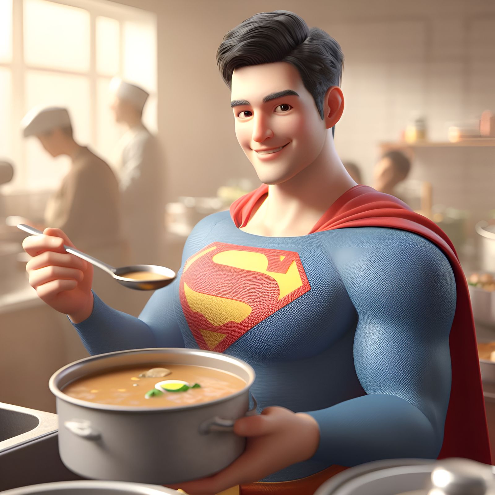 Souperman is here to serve
