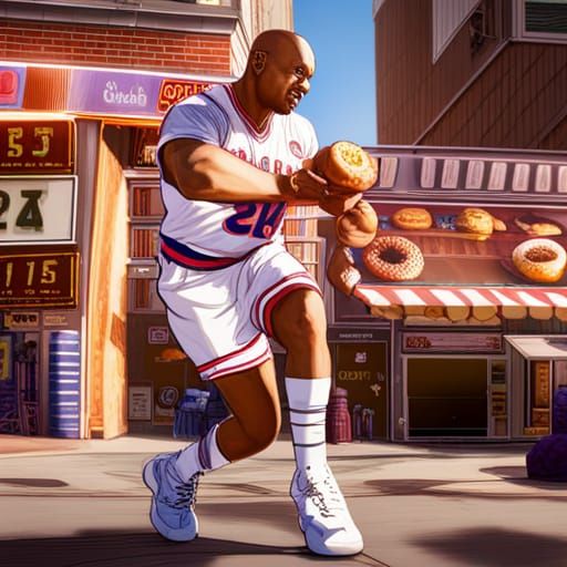 Charles Barkley Loves His Donuts