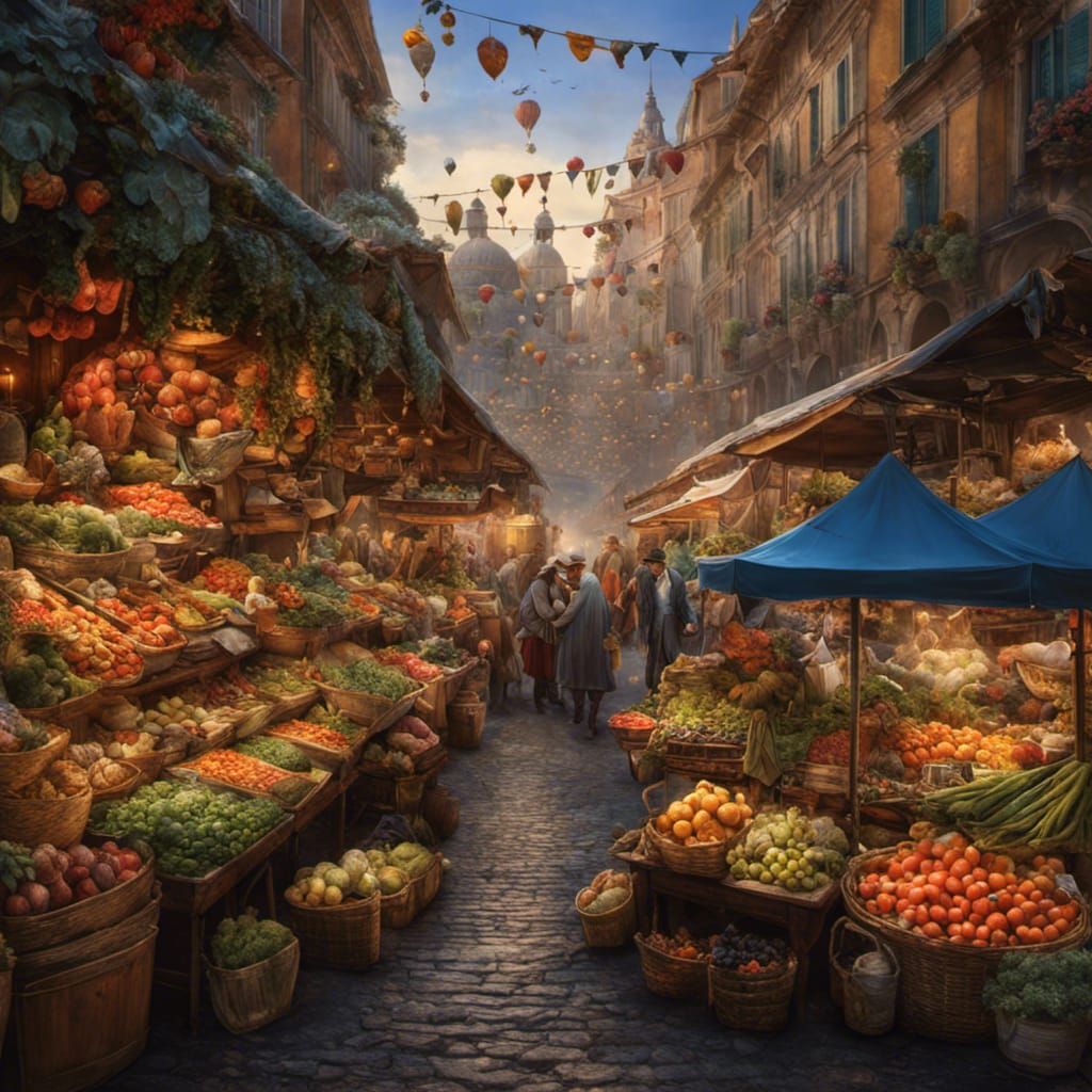 Italian farmers market  by @JD