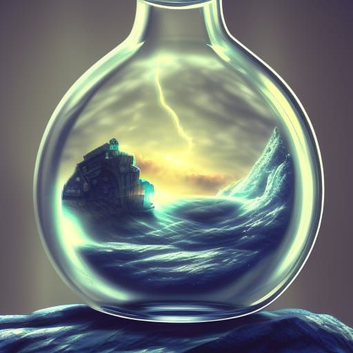 World in bottle