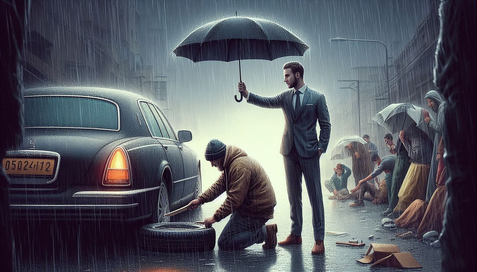 "Never look down on anyone ... unless you're helping them up"