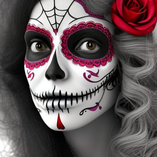 Day of the Dead - AI Generated Artwork - NightCafe Creator