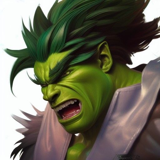 Premium Free ai Images  blanka from street fighter using his