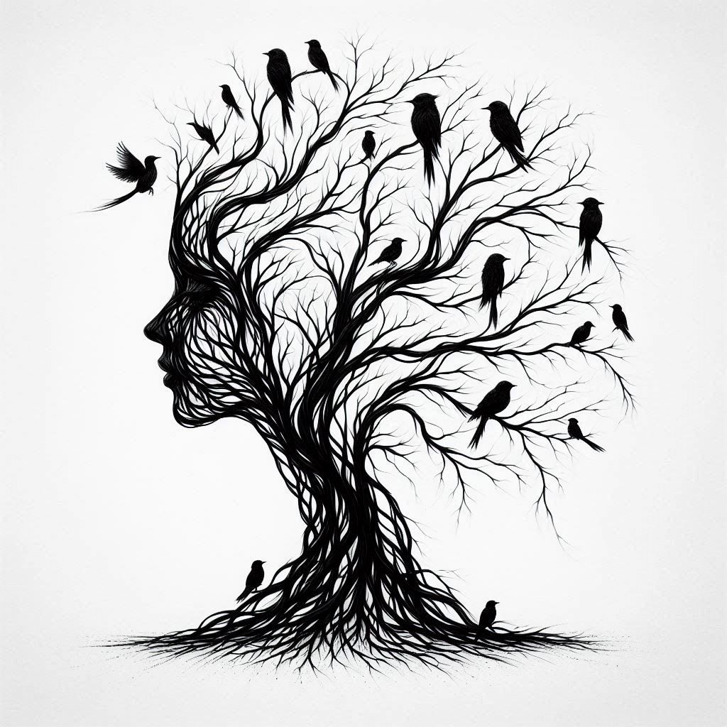 branches to form the human head