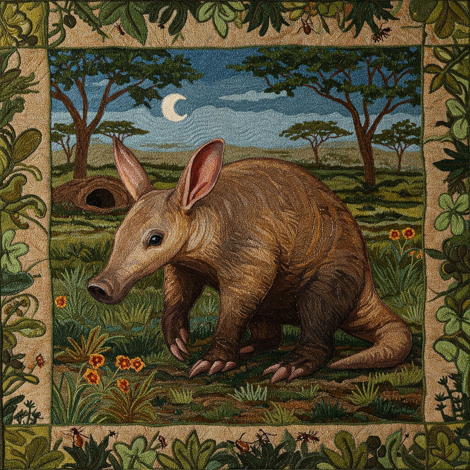 Needlework Aardvark