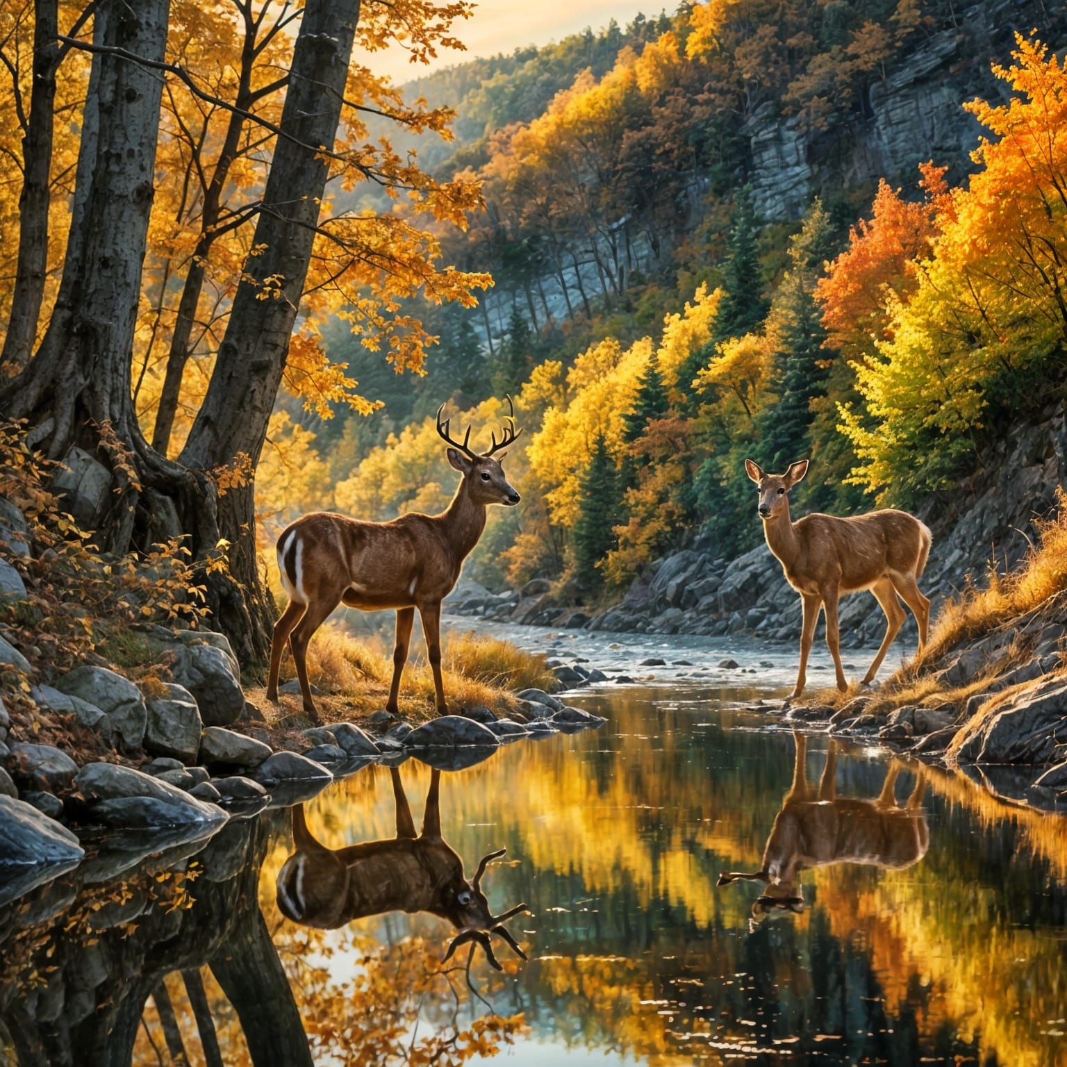 Nature in autumn finery  by @Sherkhal