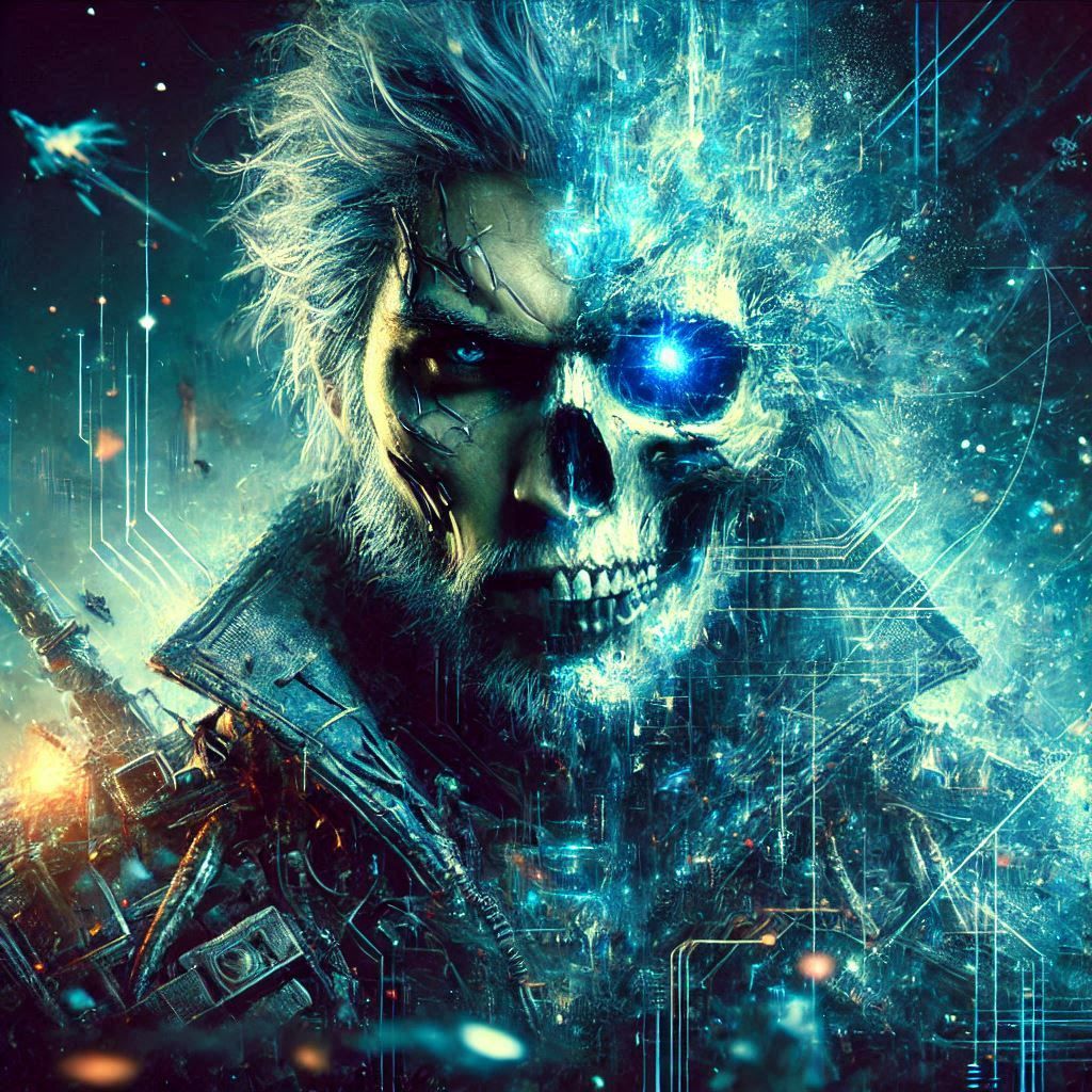 double exposure beautiful fantasy DALL-E 3 portrait landscape..