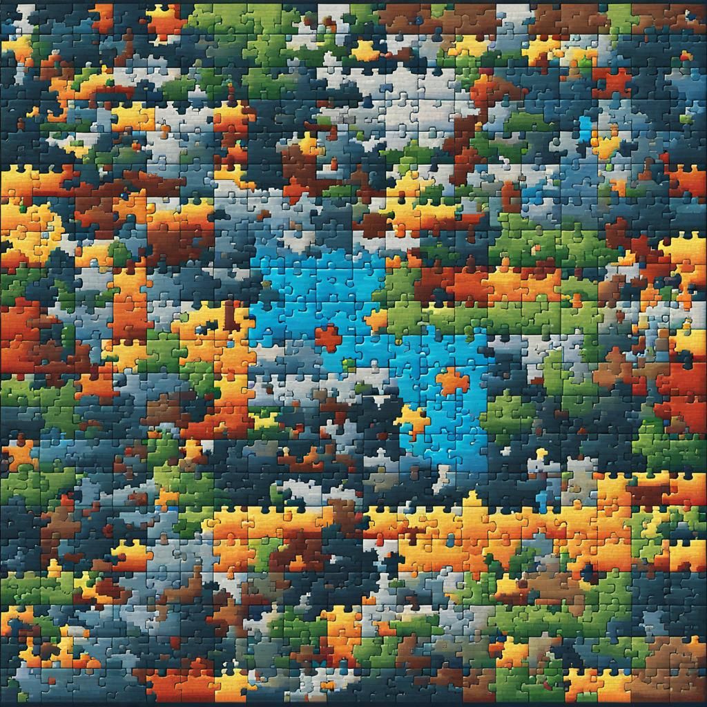 An Ode To Lost Jigsaw Pieces AI Generated Artwork NightCafe Creator