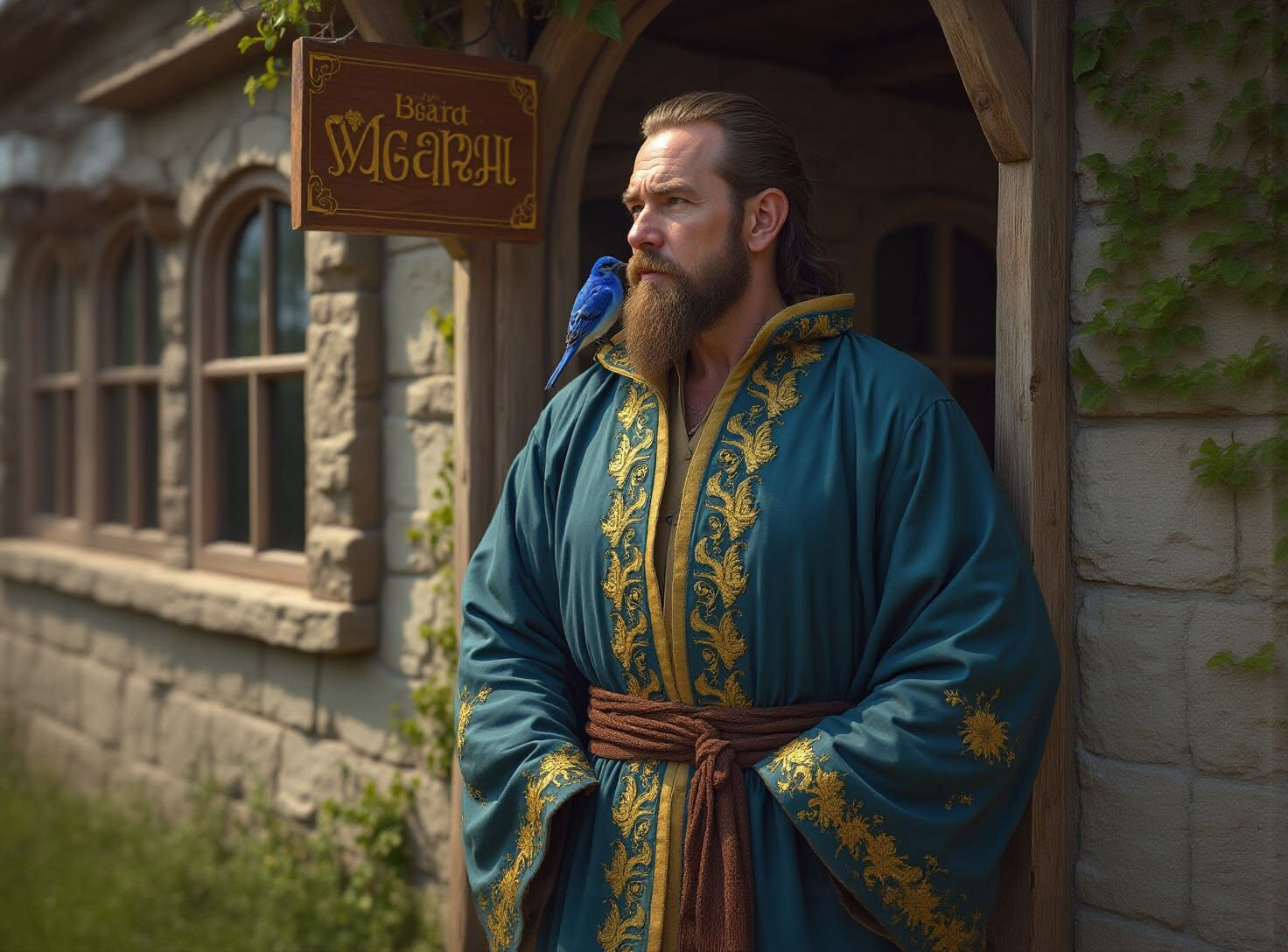 The Wizard With Invisible Hands Outside The Wigarm