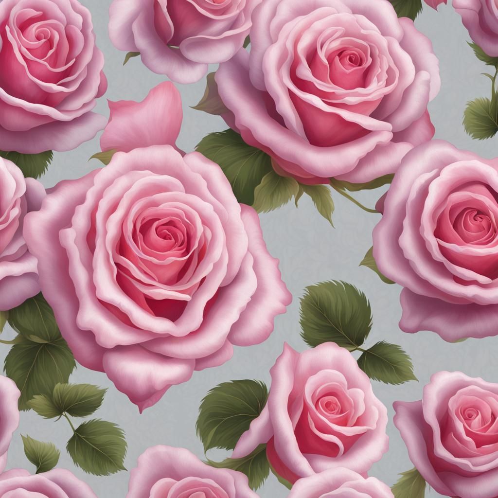 pink roses