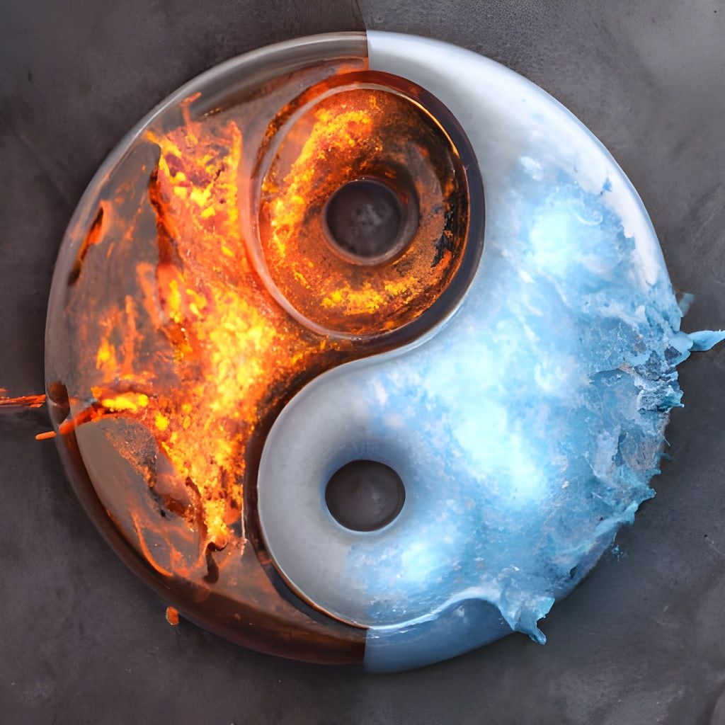 Fire and Ice  by @undefined