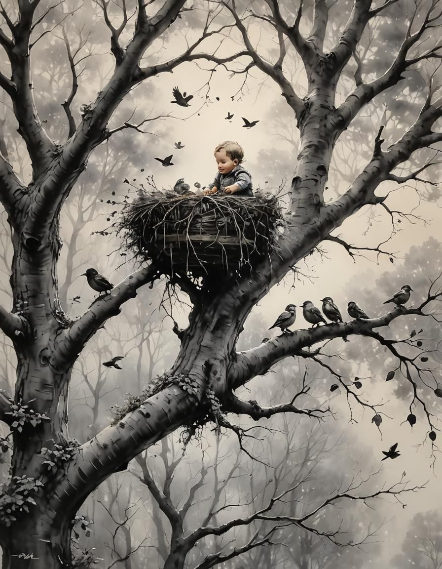 a watercolour black and white hyper realistic canvas waterco...