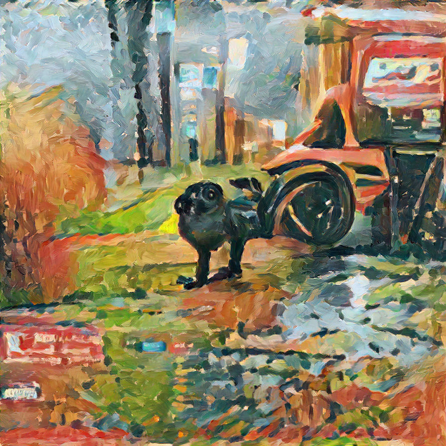 Cyber pug Meets Canal du Midi