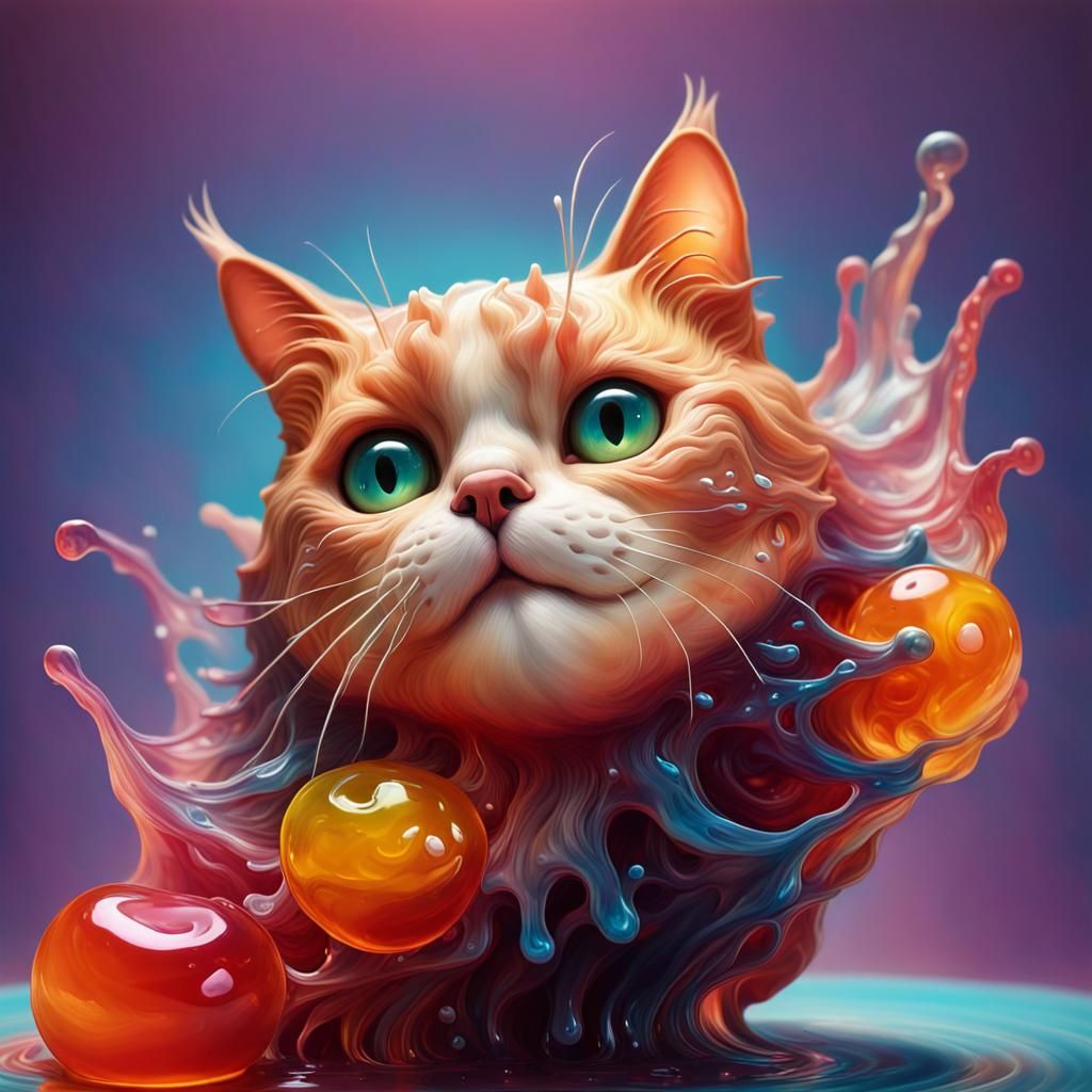 Jelly Cat - AI Generated Artwork - NightCafe Creator