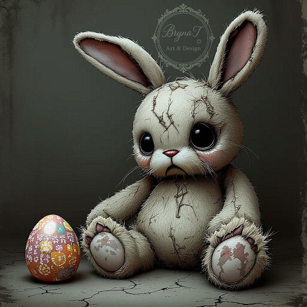 ragged easter bunny