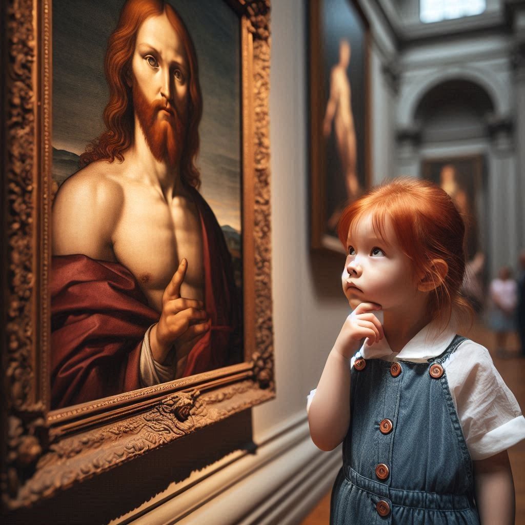 Her thoughts about a painting of Michelangelo