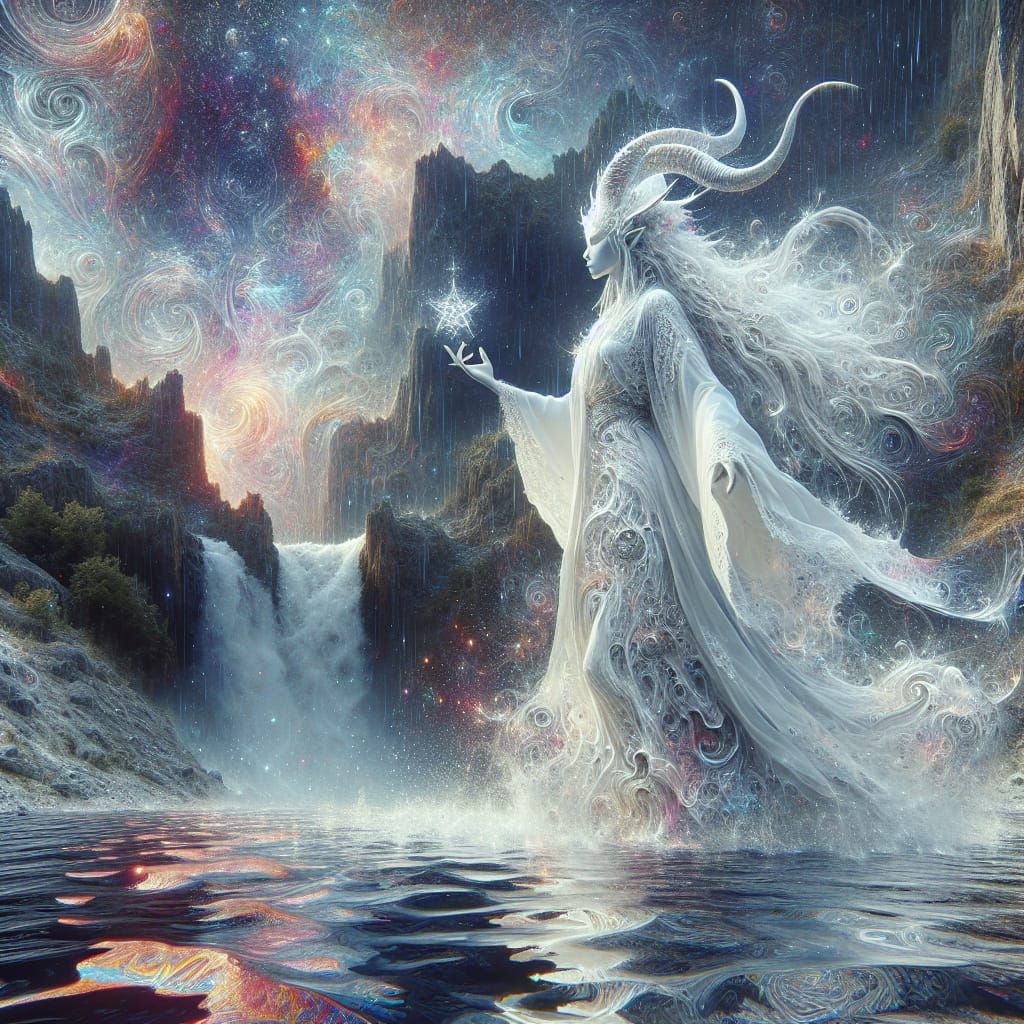 River Goddess  by @NovemberFox