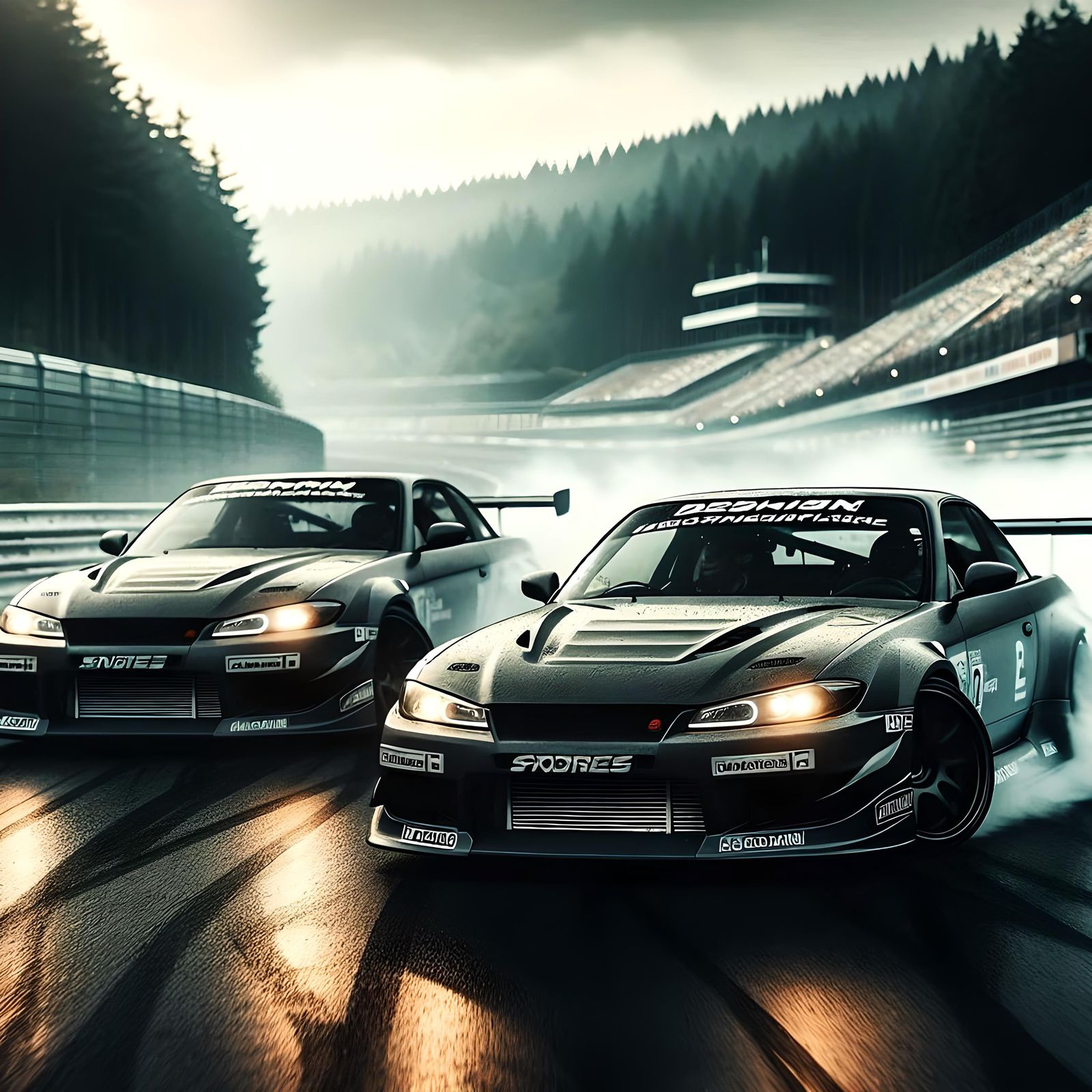 S15 drift team @ the Nürburgring